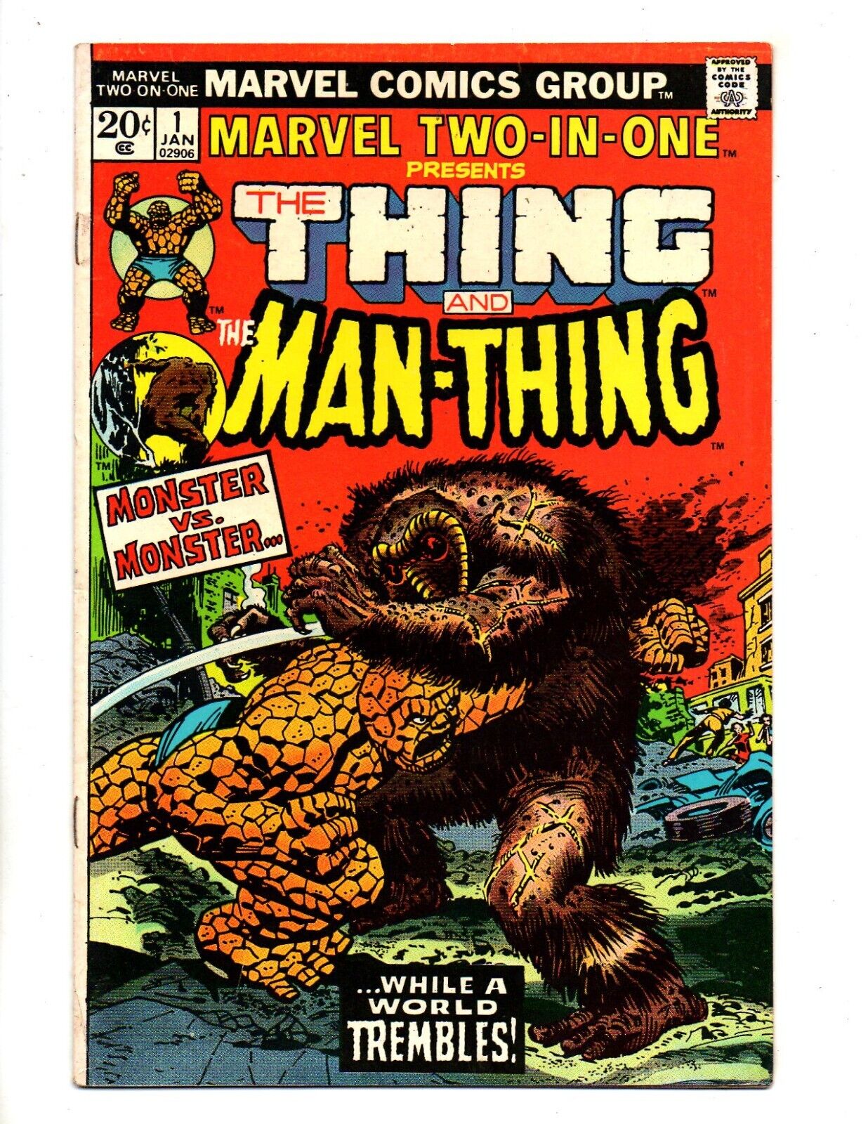 MARVEL TWO-IN-ONE #1  VG+ 4.5  