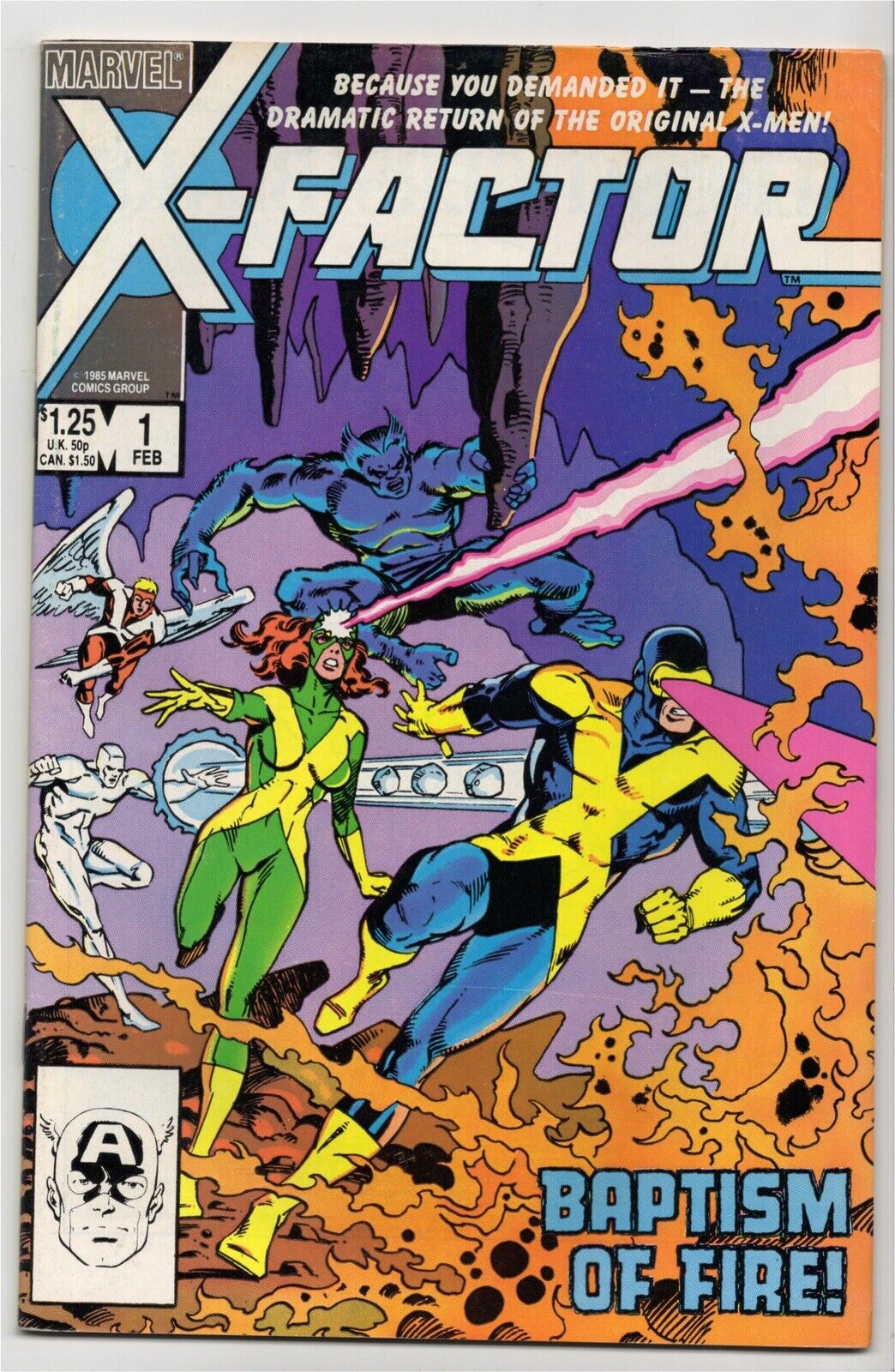 X-Factor #1 Direct Variant 1st Appearance X-Factor Marvel 1986