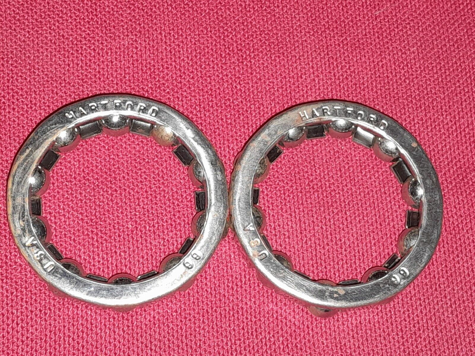 Two NOS Hartford #66 bottom bracket bearings bicycle bike part