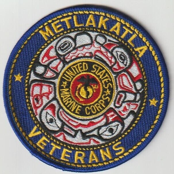 Metlakatla AK United States Marine Corps Veterans patch shipped from Australia