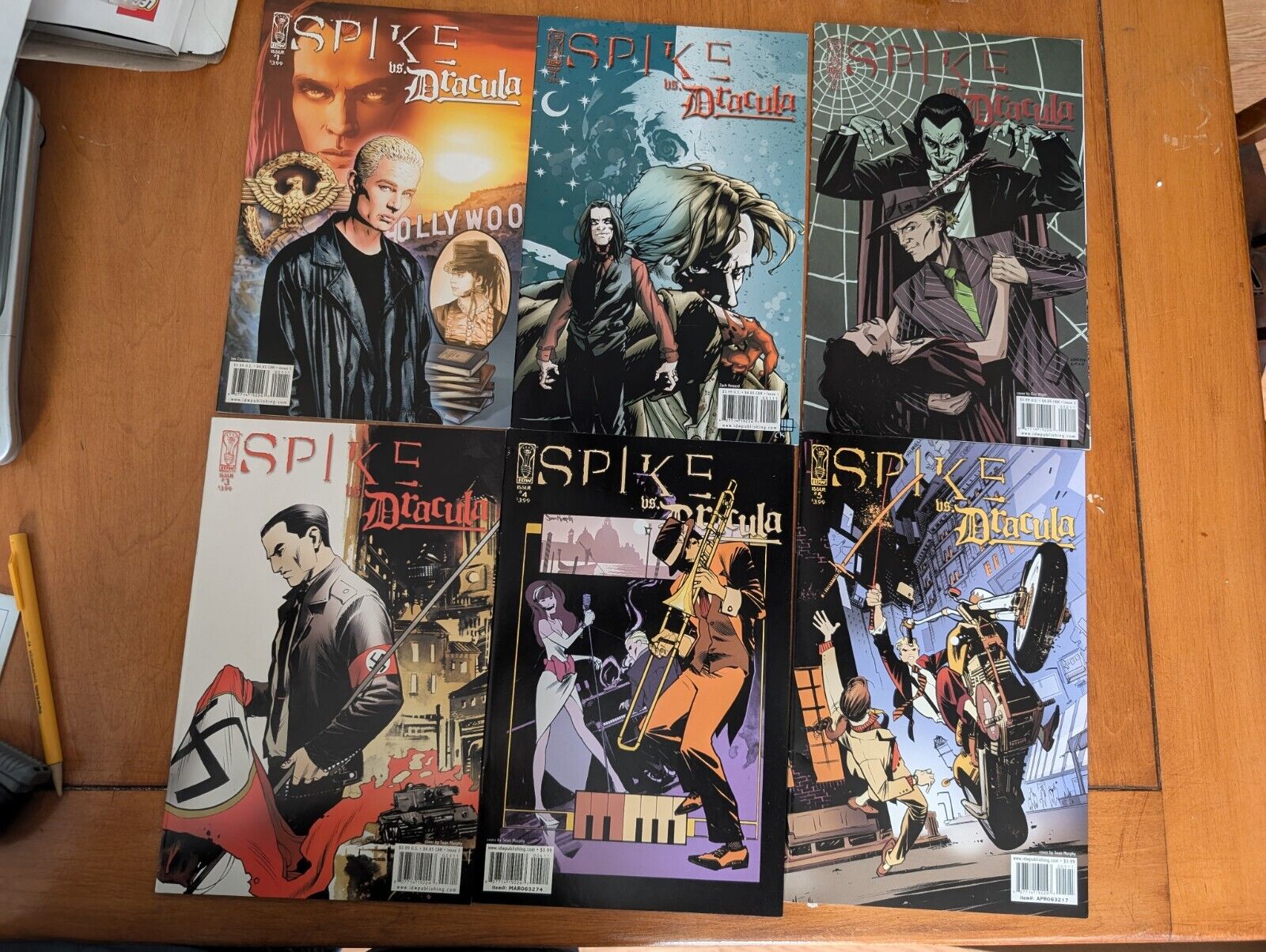 Spike vs. Dracula, Complete (2 of #1) IDW Comics. Buffy The Vampire Slayer