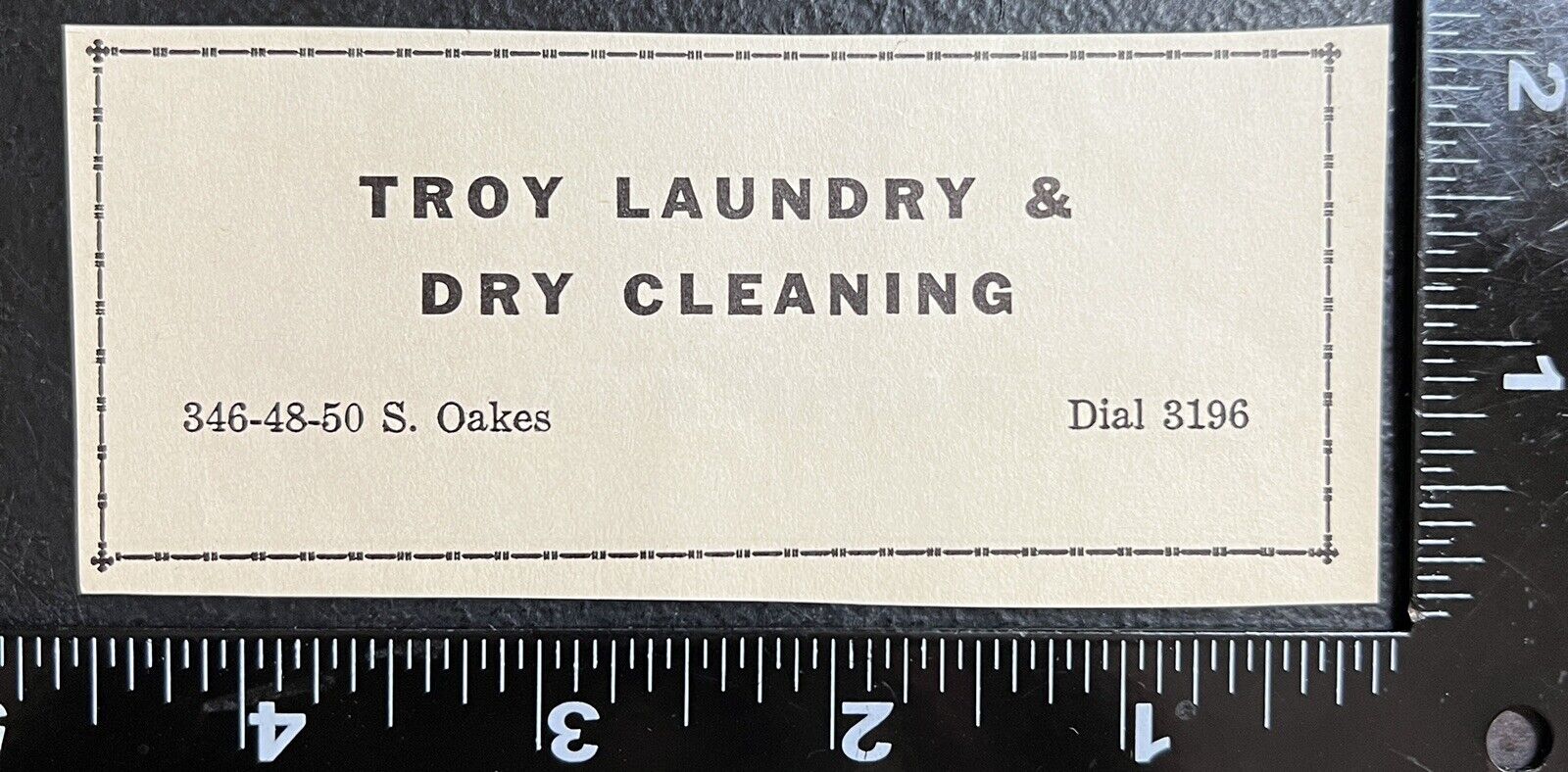 Troy Laundry & Dry Cleaning San Angelo TX 1950’s Advertising Print Ad Original