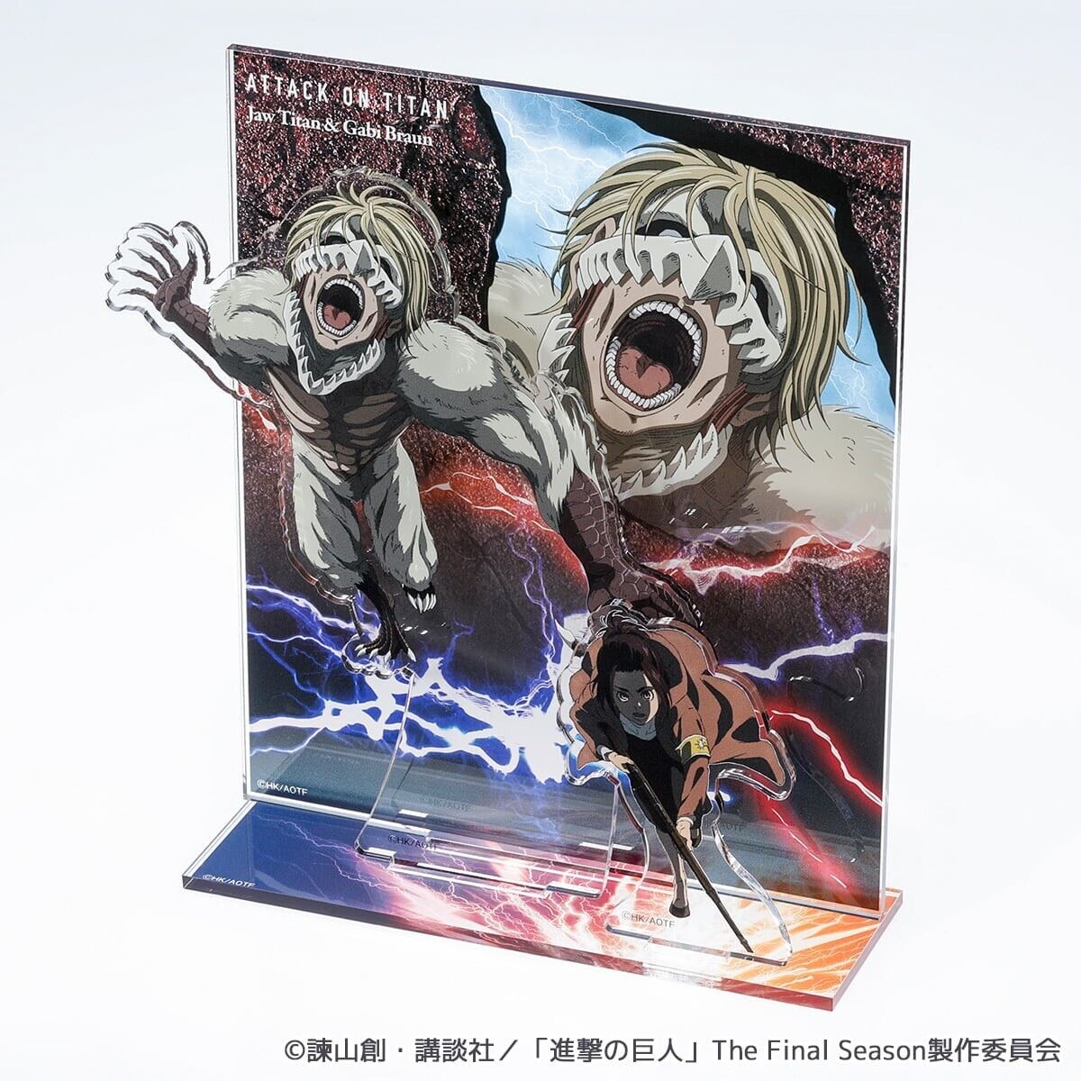Attack on Titan diorama acrylic stand 2nd Jaw Titan New Pre-sale