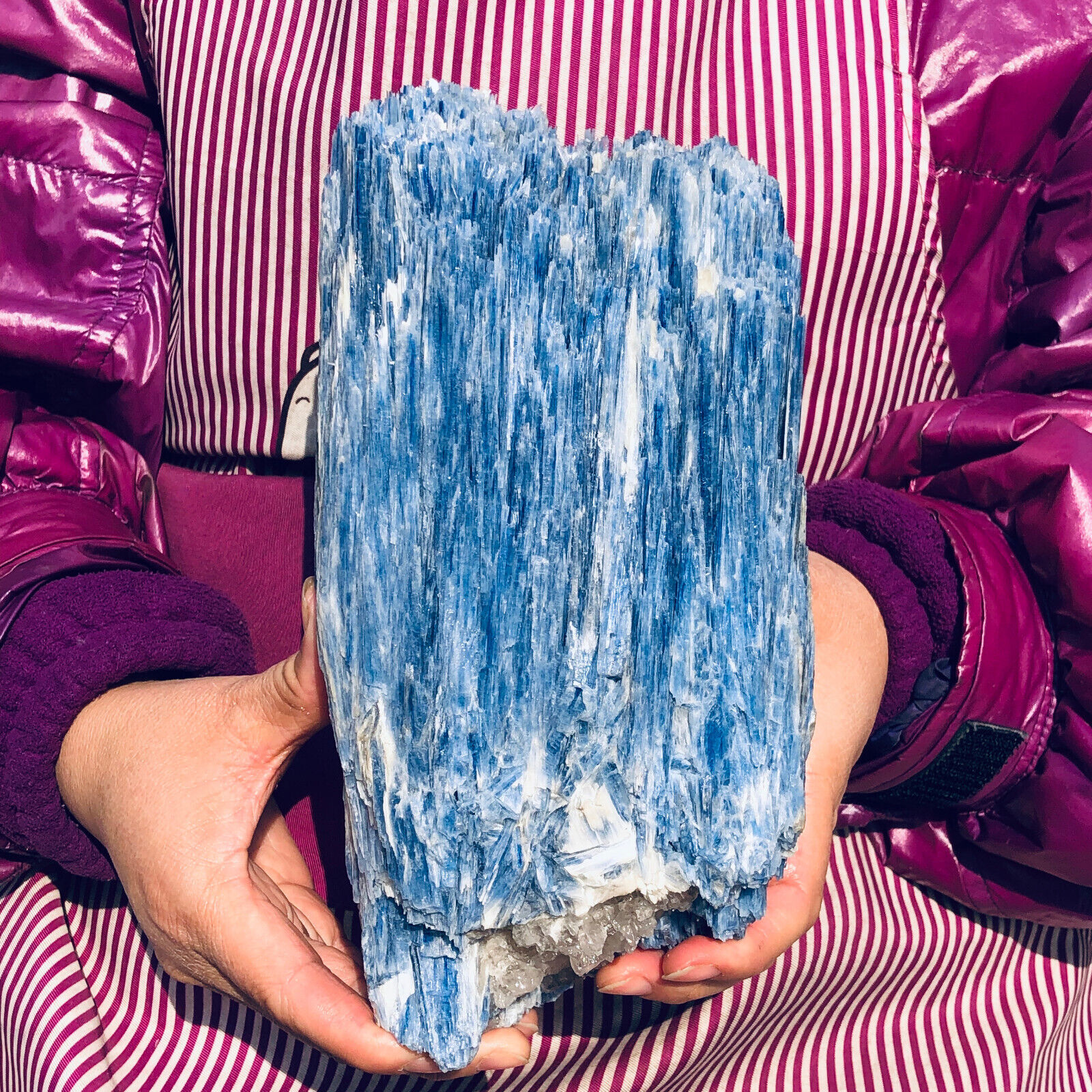 7.67LB Natural Blue Crystal Kyanite Rough Gem mineral Specimen Energy Healing