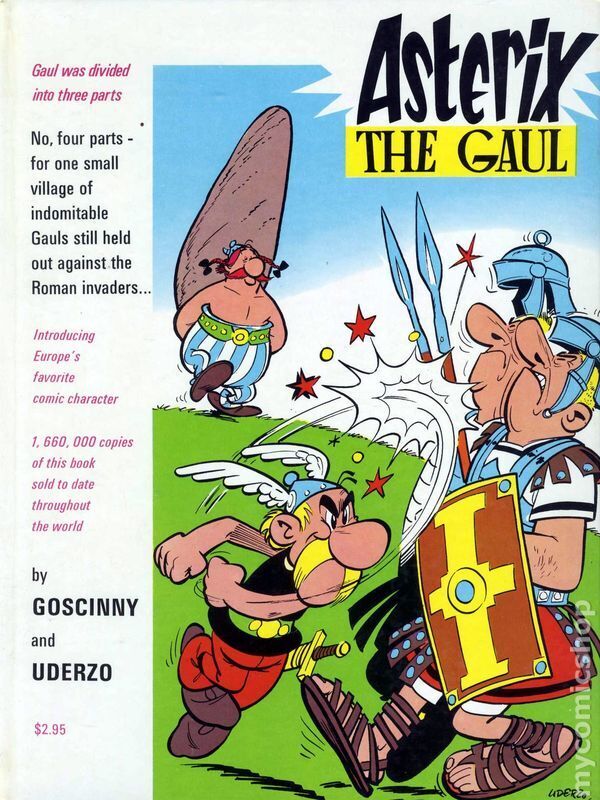 Asterix The Gaul HC #1-1ST VG 1970 Stock Image Low Grade