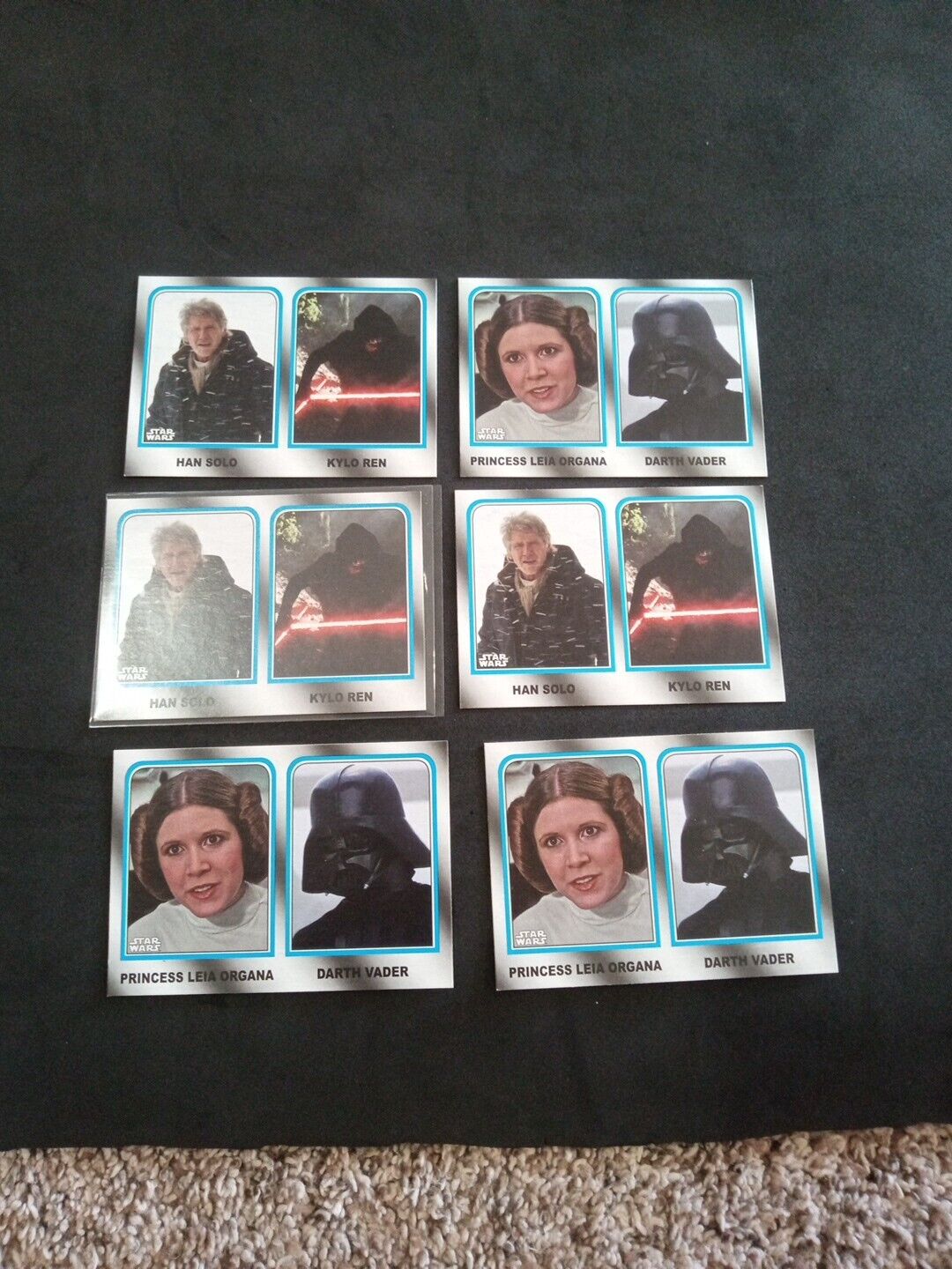 2017 topps star wars journey to the last jedi Lot (6)