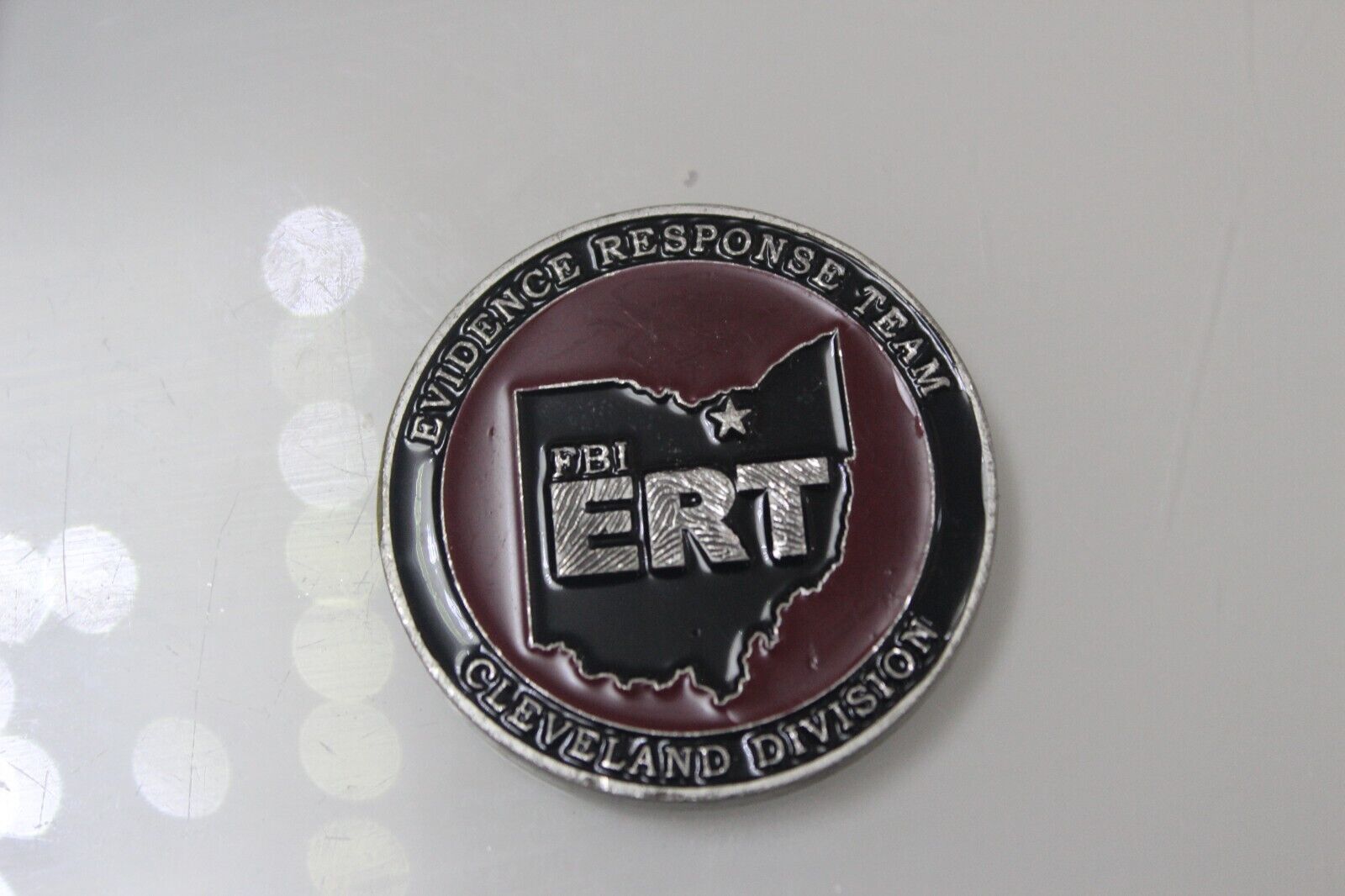 FBI Evidence Response Team Cleveland Division ERT Challenge Coin