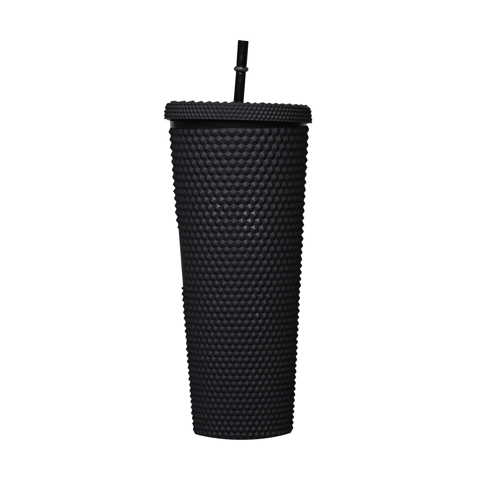 2022 Starbucks Studded Plastic Fashion Tumbler with Straw Cold Drikn Cup 24oz