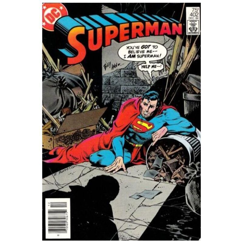 Superman (1939 series) #402 Newsstand in Very Fine + condition. DC comics [p^