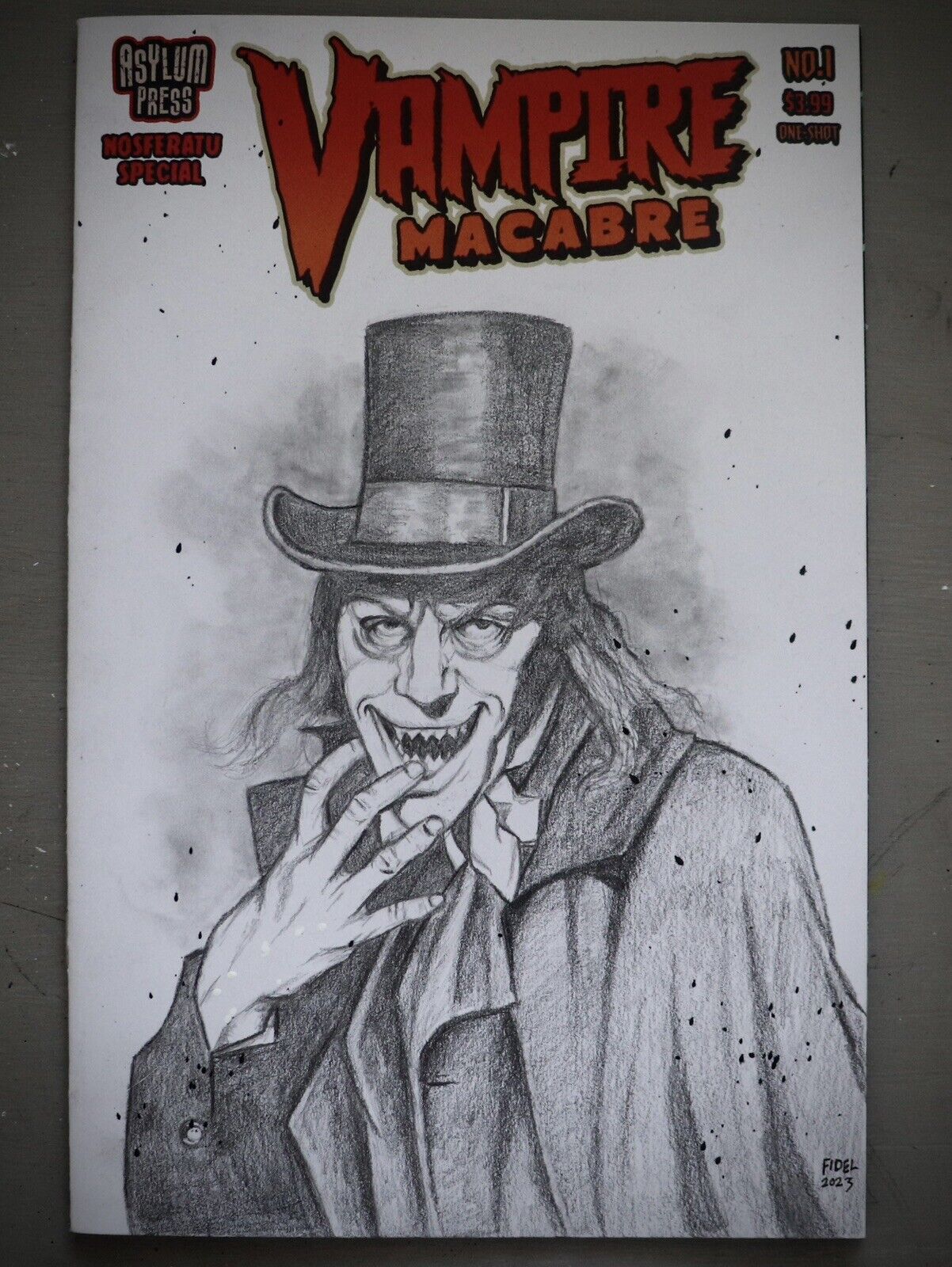 Universal Monsters Original Comic Art London After Midnight Lon Chaney Dracula