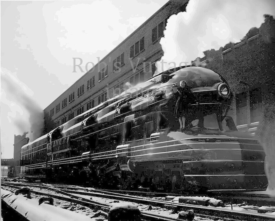 Pennsylvania Railroad S1 Bullet Steam Locomotive Train 6100 Photo In Chicago PRR