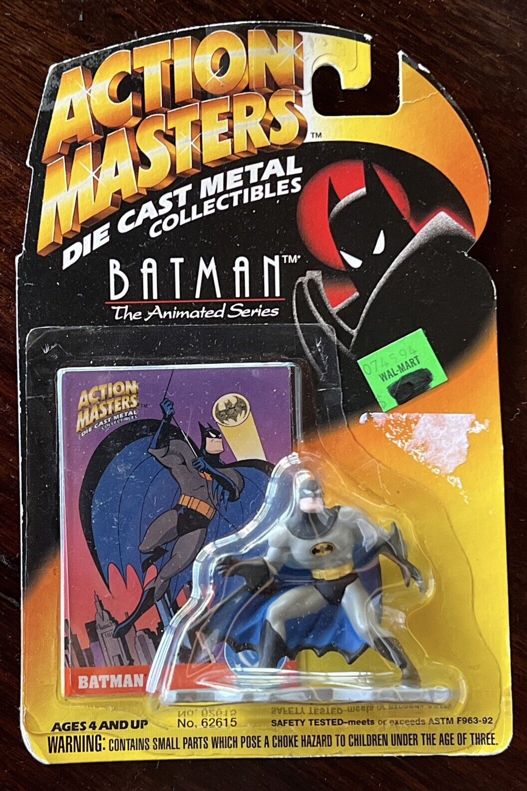 BATMAN The Animated Series BATMAN figure ACTION MASTERS DIE-CAST Kenner 1994 NEW