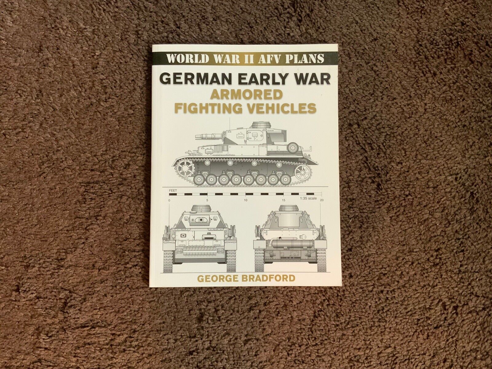 German Early War Armored Fighting Vehicles, WW2 AFV Plans Book