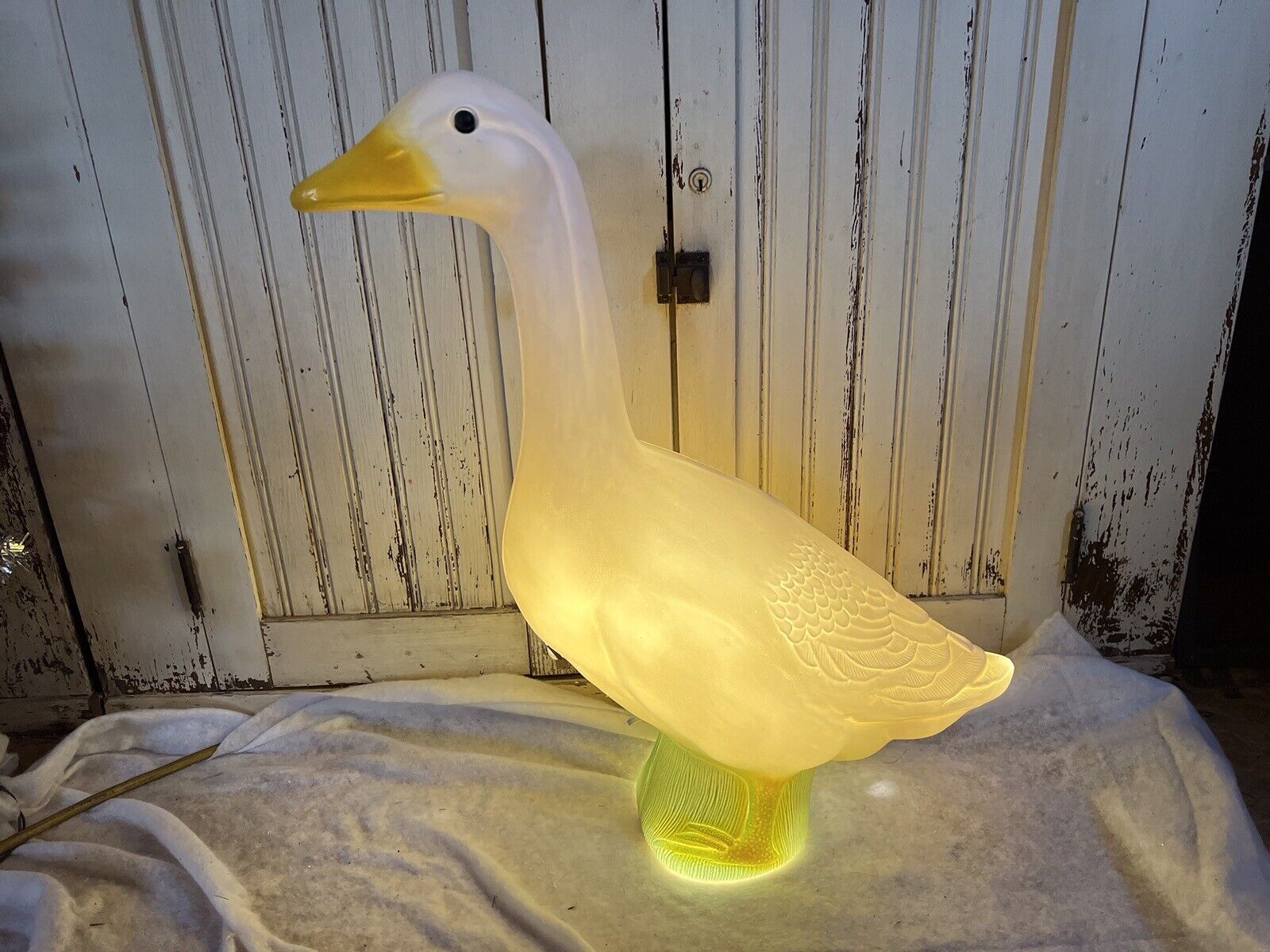 Blow Mold Goose Union Products Glady The Goose 24” Inches Added LED Light USA