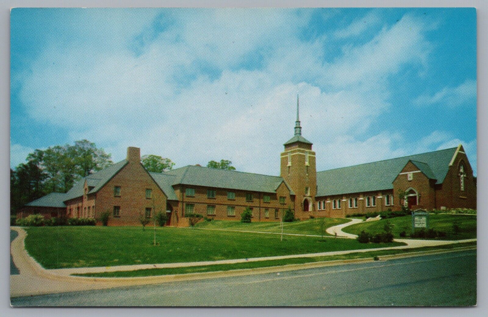 Trinity Evangelical & Reformed Church Conover North Carolina Postcard