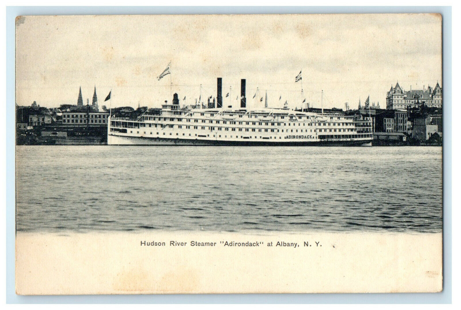 c1905s Hudson River Steamer \