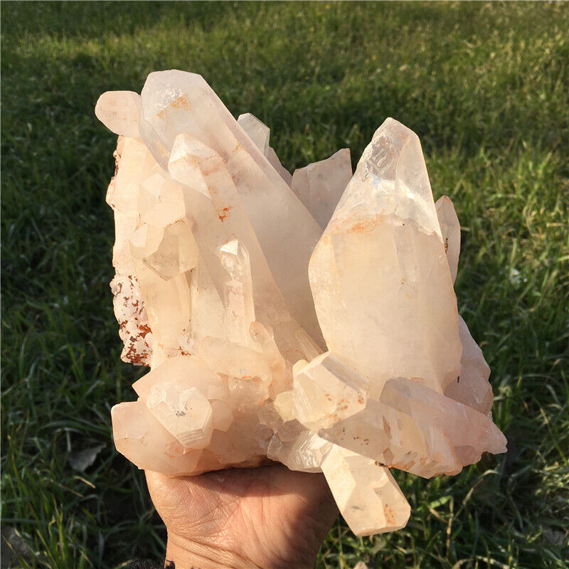 4.7LB Natural clear quartz cluster mineral crystal specimen healing TD598-GA-c