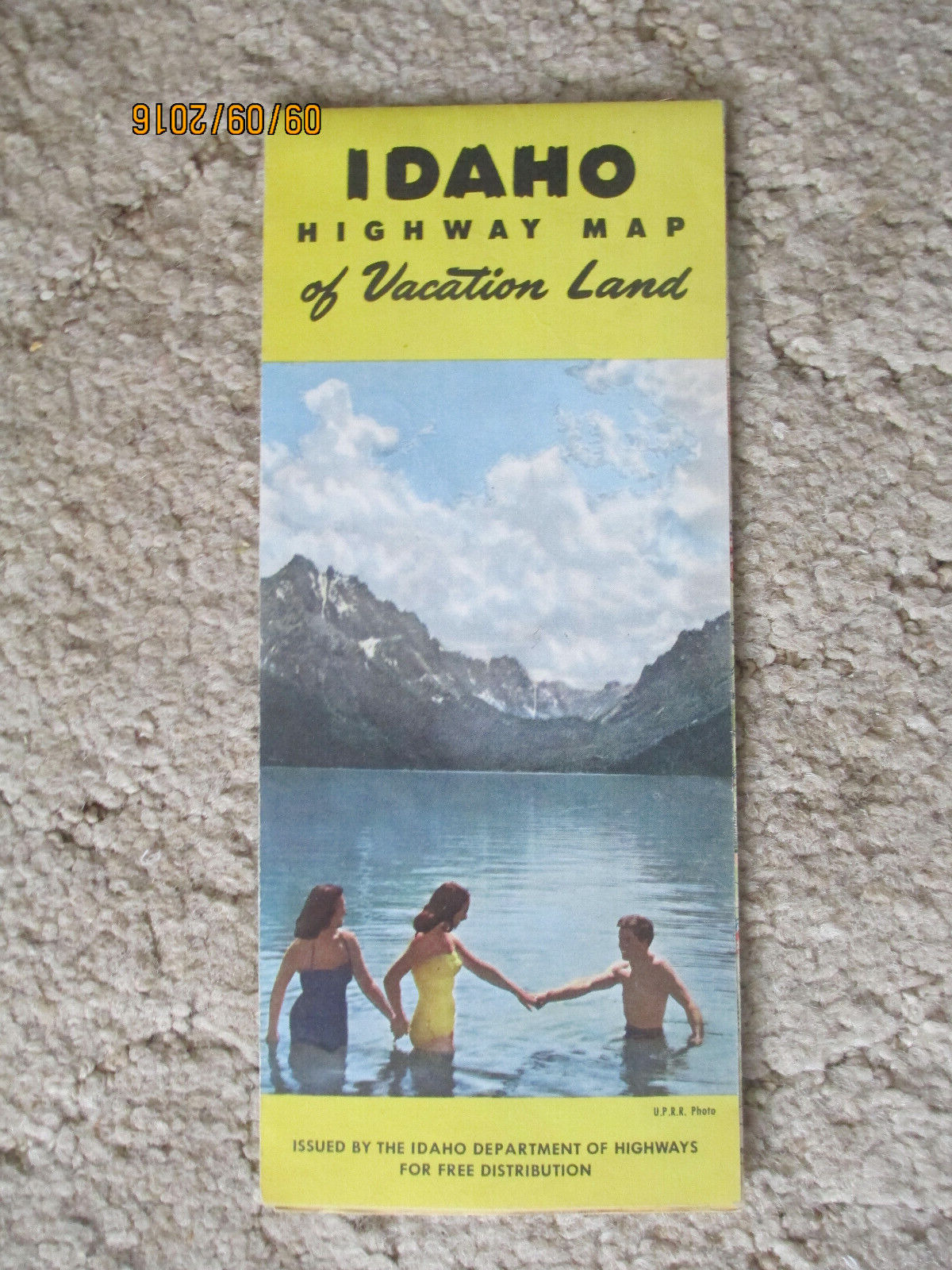 1953 Idaho Official Highway Map