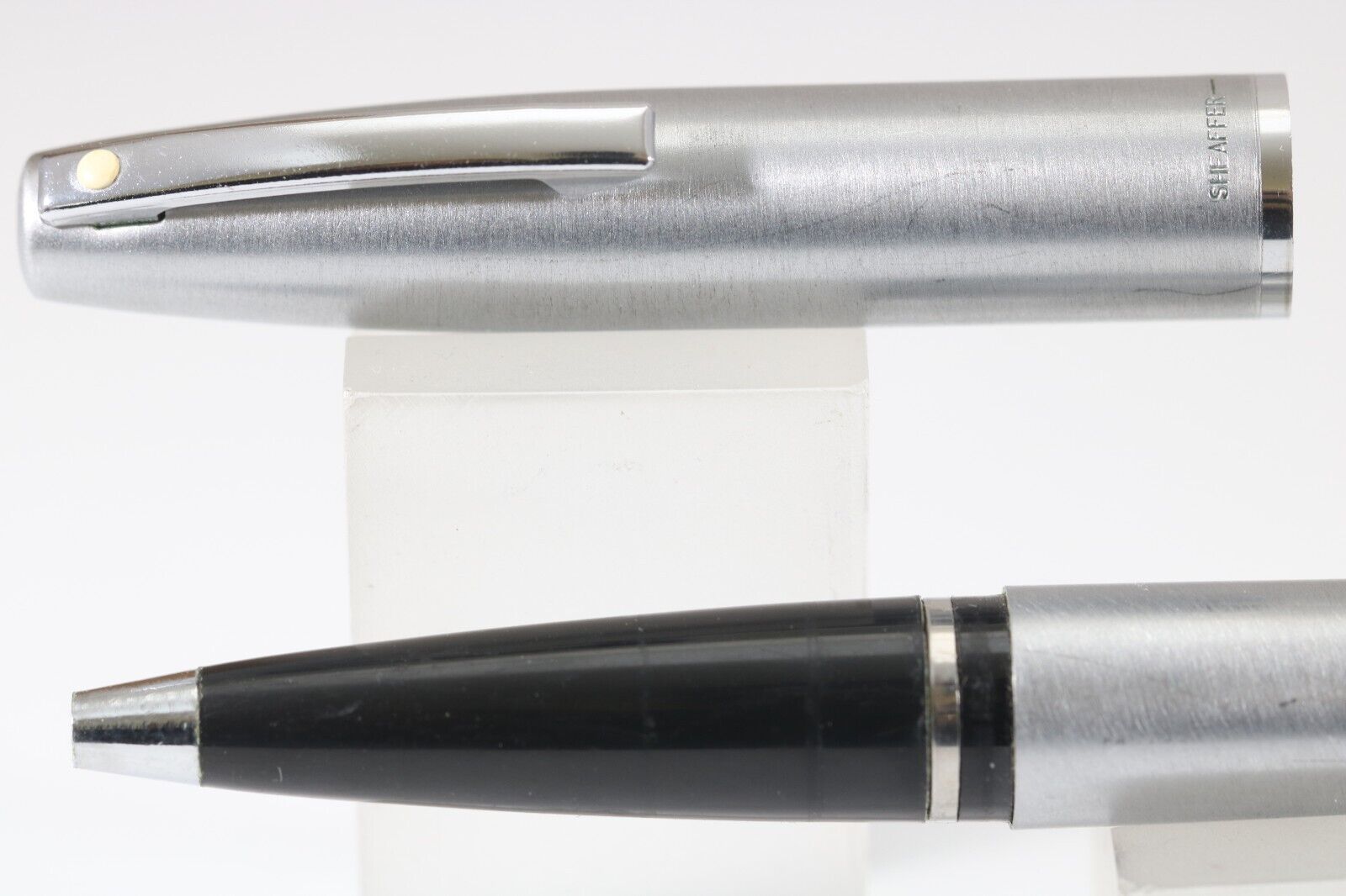 Vintage Sheaffer Triumph No. 444 Brushed Steel Rollerball Pen, CT