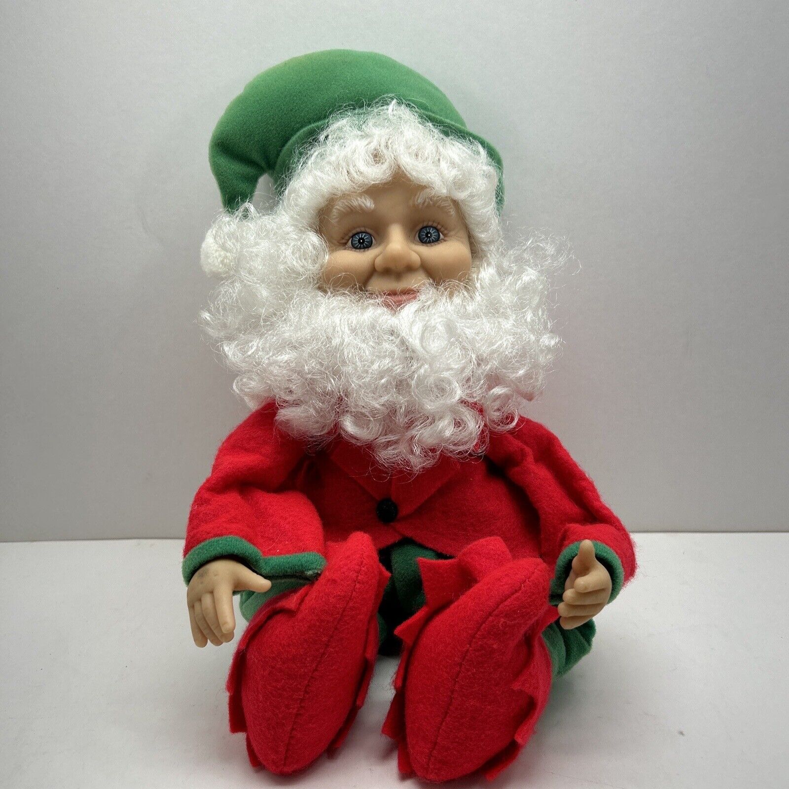 Vtg Rare 1994 Santa’s Best Elf Christmas Decor Arms & Legs Poseable Nostalgia