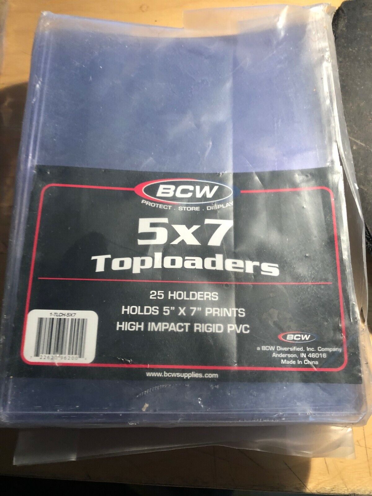 (25 Holders) BCW 5 x 7 Toploaders High Impact Rigid PVC New Factory Sealed