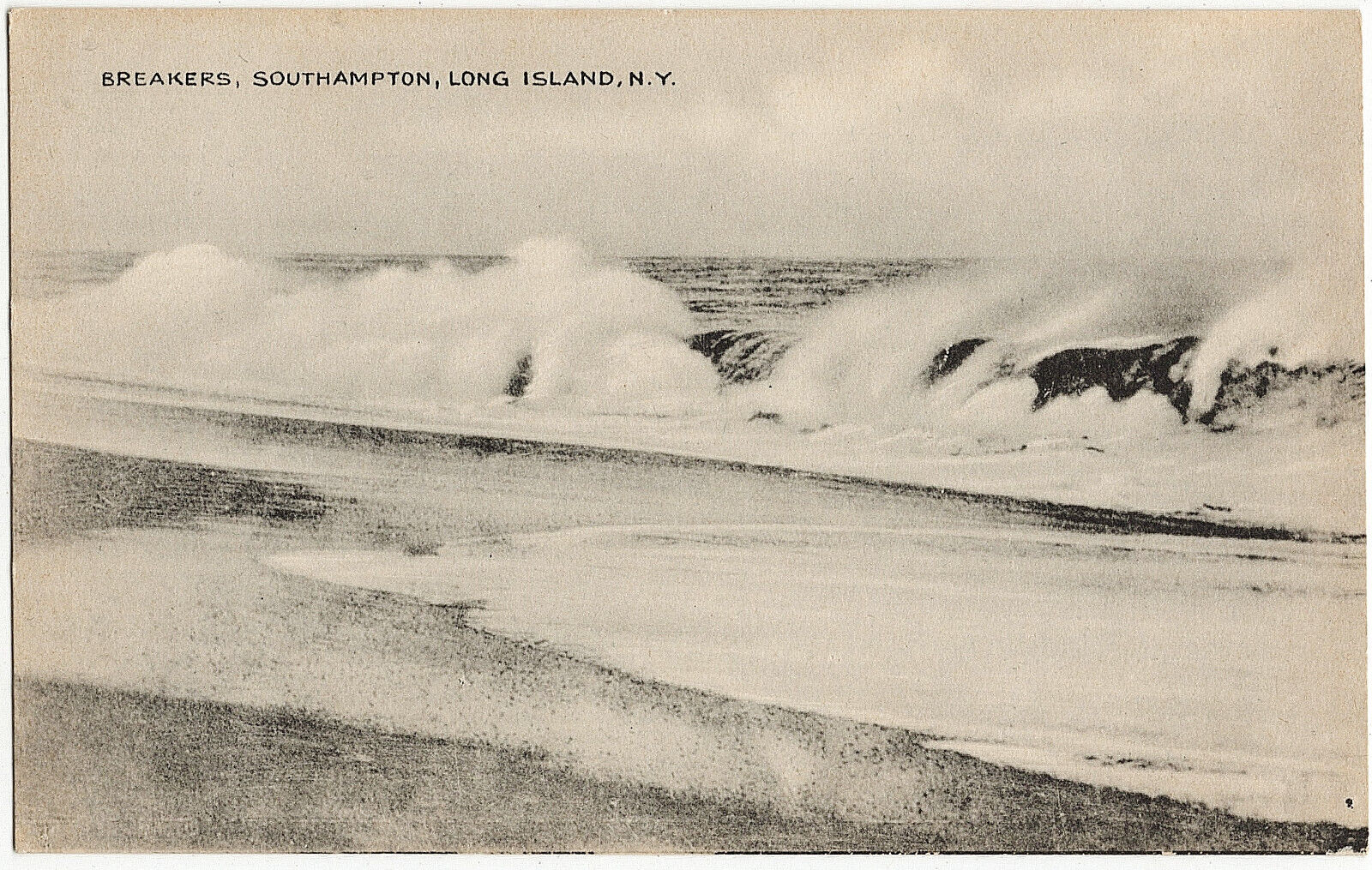 1930s Breakers Southampton Long Island New York NY Postcard Tomlin Art Company