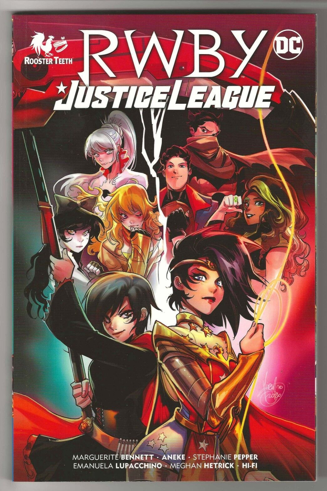 DC Comics RWBY JUSTICE LEAGE trade paperback
