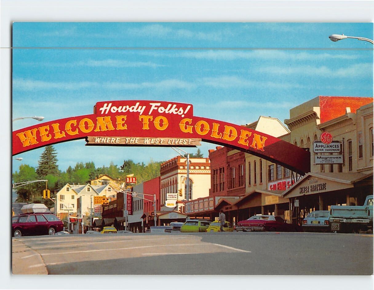Postcard Golden Colorado USA