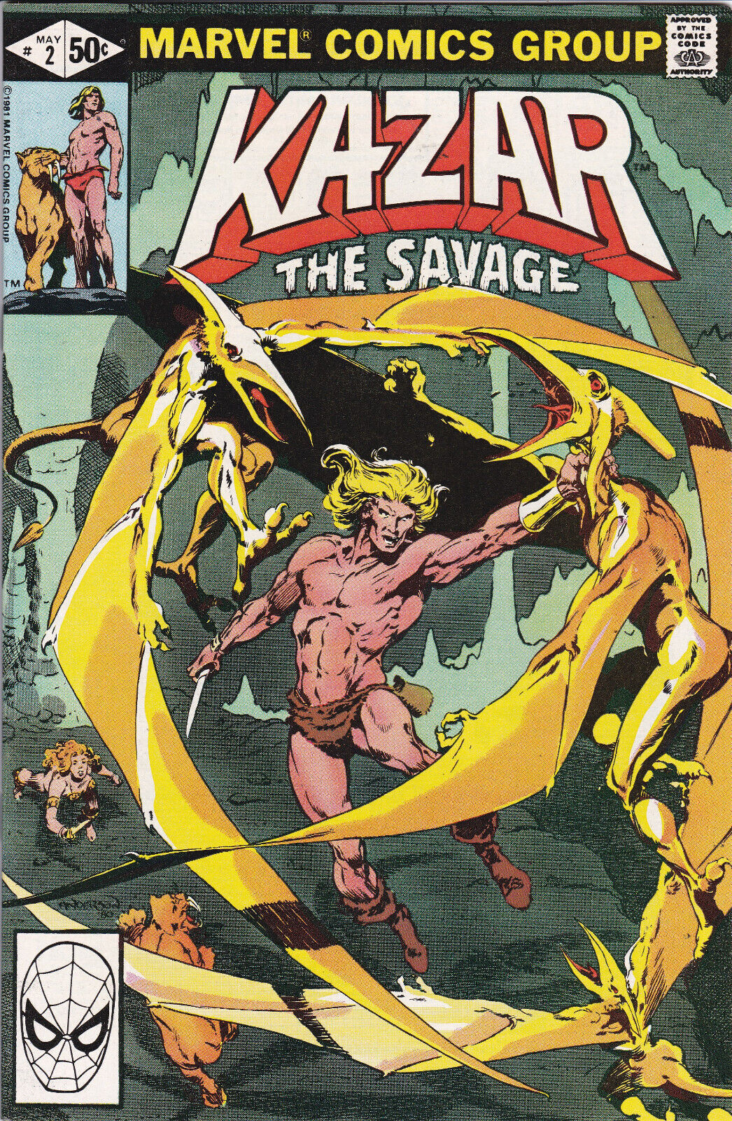Ka-Zar the Savage #2 (1981-1984) Marvel Comics, Direct Edition
