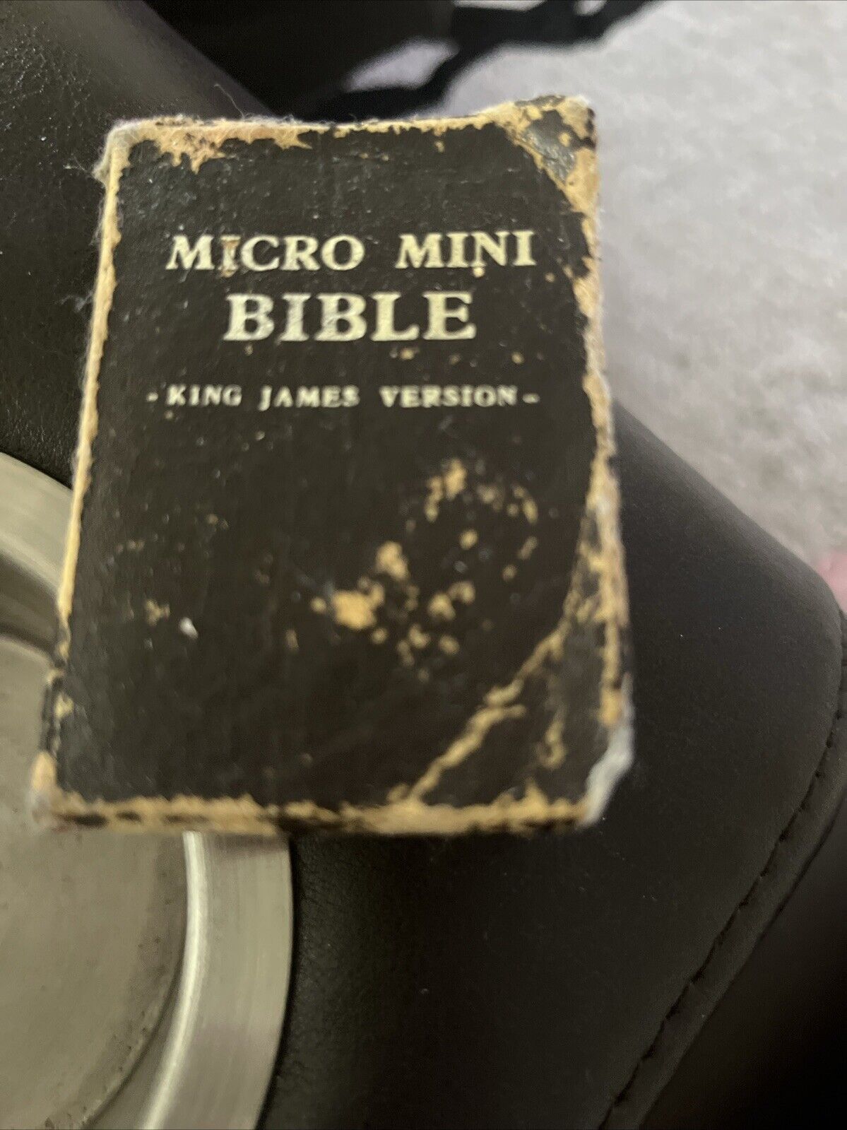 Antique Vintage Micro Mini Bible King James 
