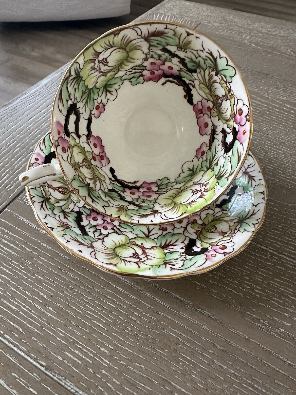Victorian C&E Fine bone china Tea Cup & matching saucer