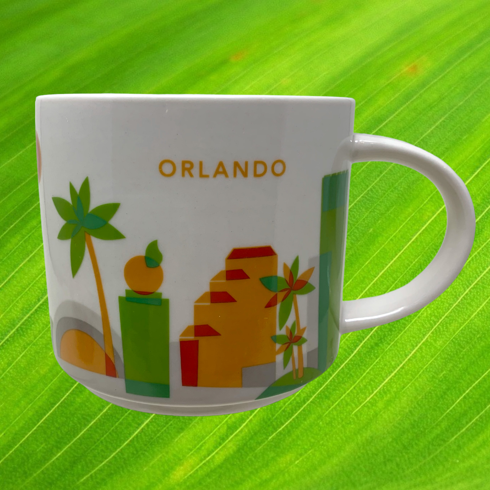Starbucks Coffee You Are Here Collection ORLANDO 14 oz Mug Cup 2013 Florida