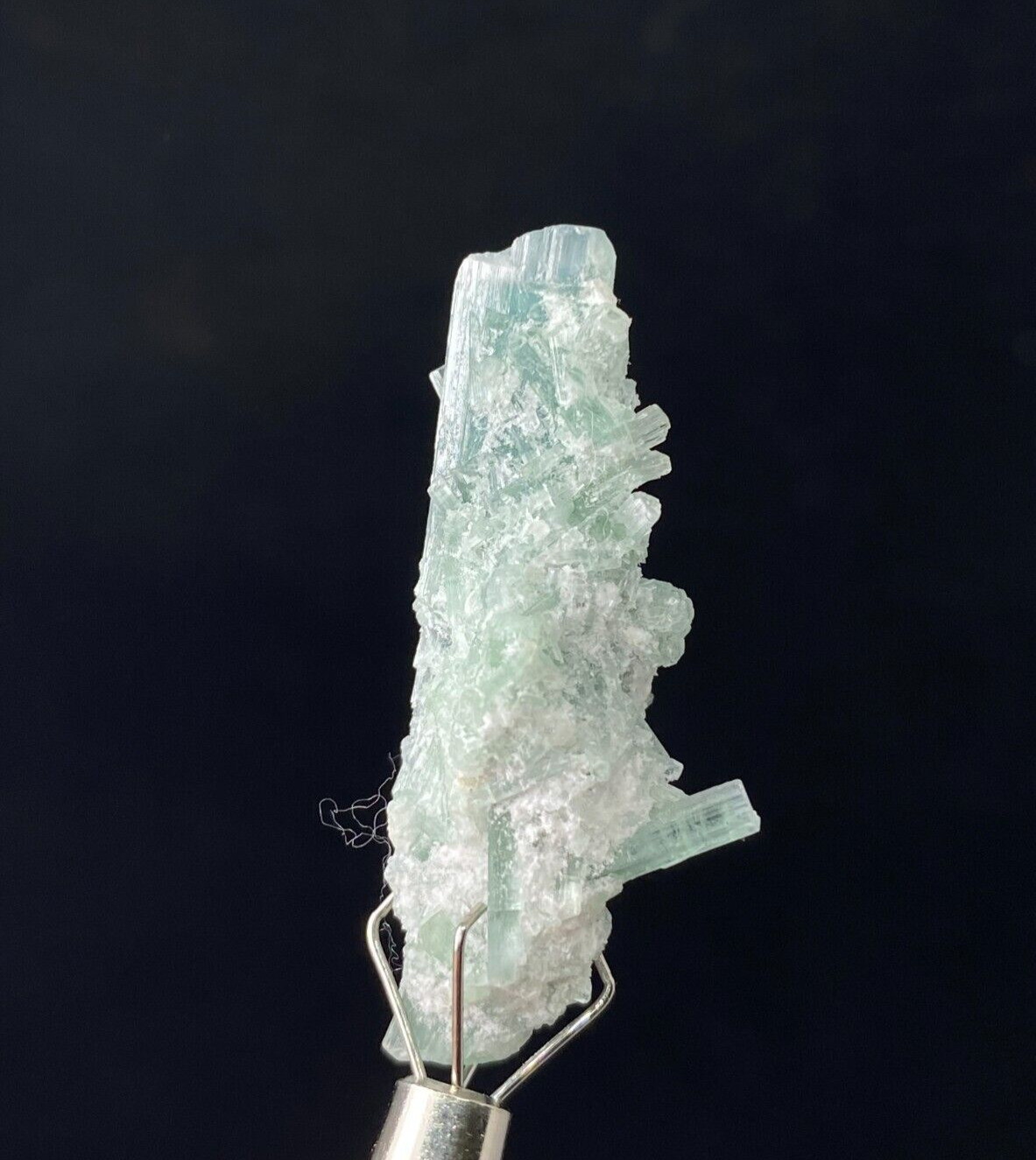 22ct Natural Green Tourmaline Crystal Specimen From Afghanistan