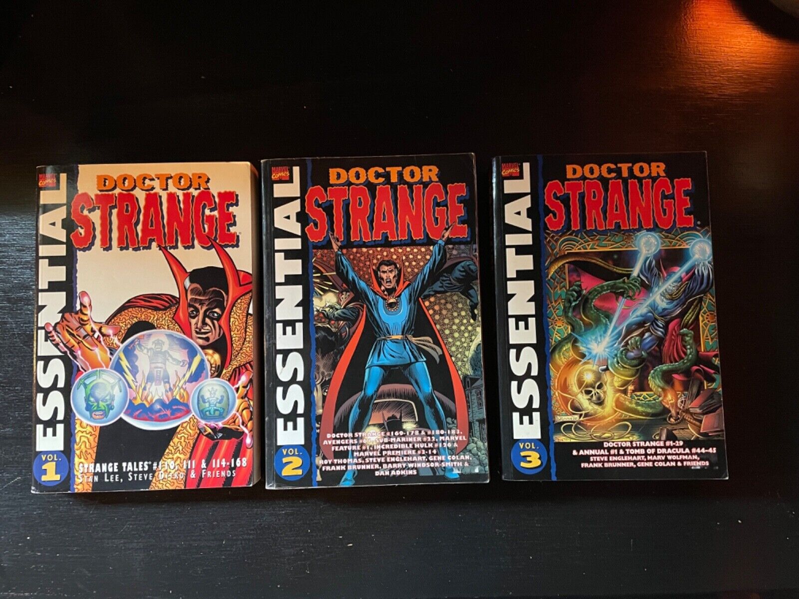 Marvel Essential Doctor Strange Lot - Vol. 1,2,3 - Stan Lee, Steve Ditko