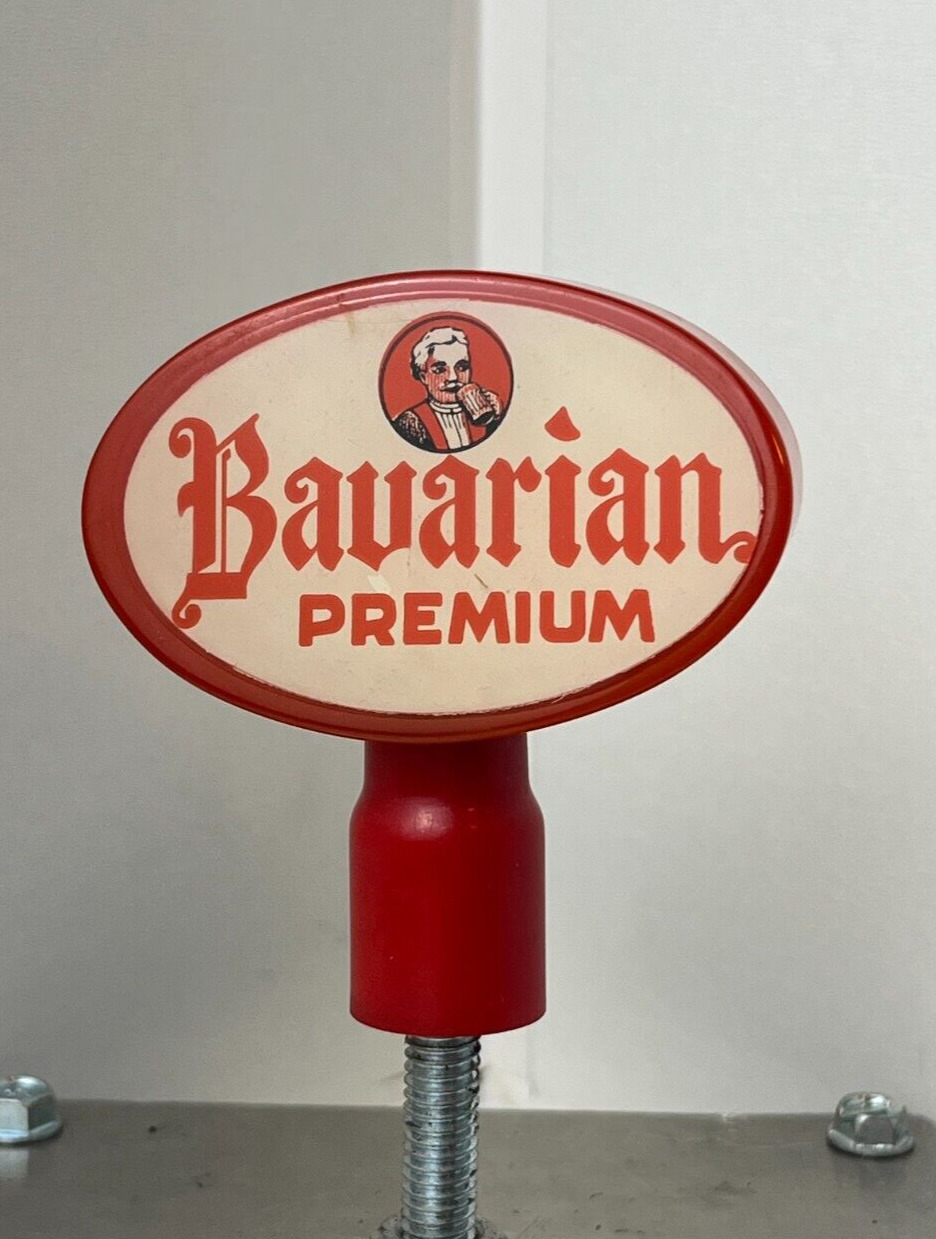 Vintage 1950\'s Red Bavarian Premium Beer Tap Handle