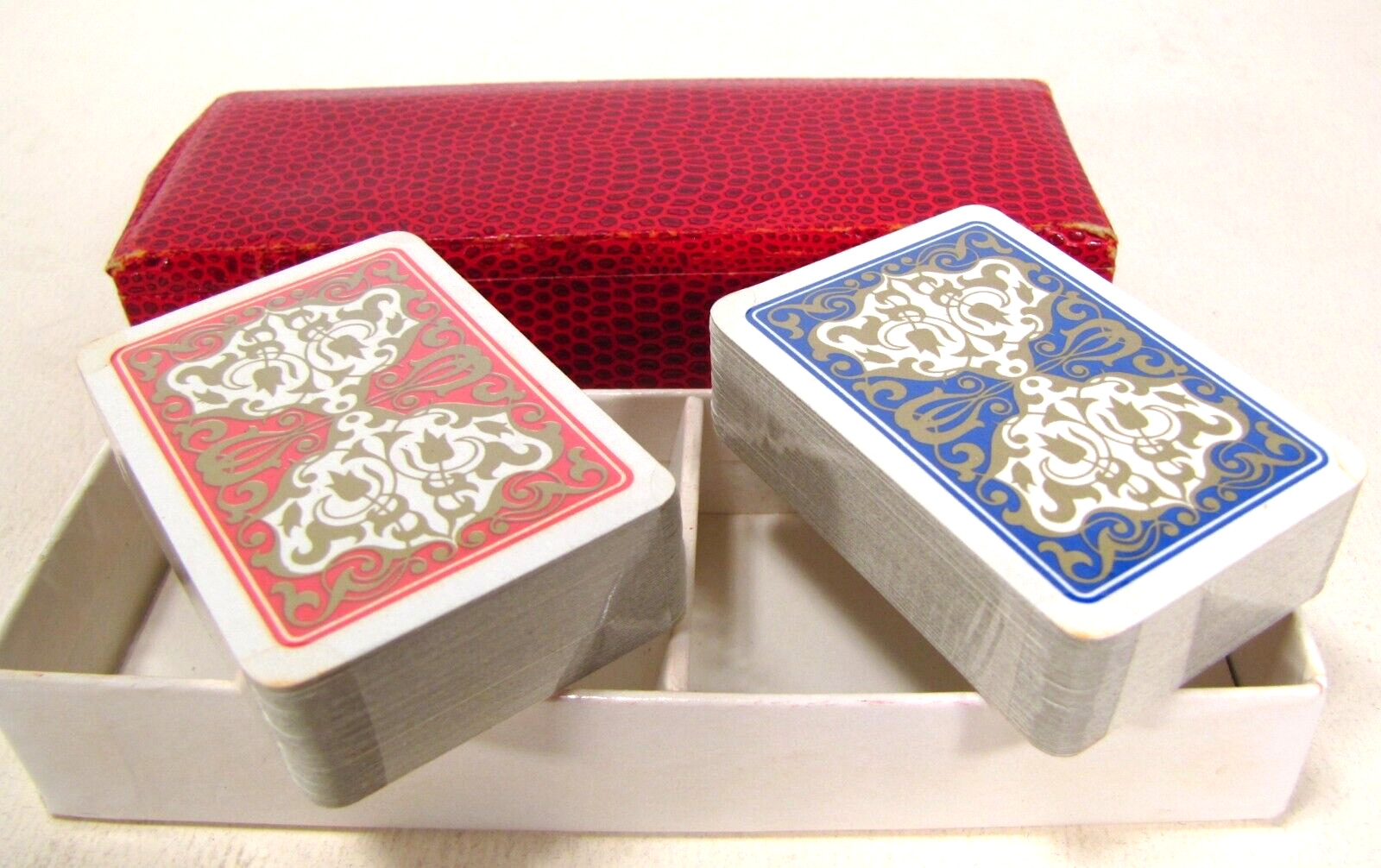 Vintage Ferd Piatnik Vienna Miniature Playing Cards New Sealed Decks & Orig. Box