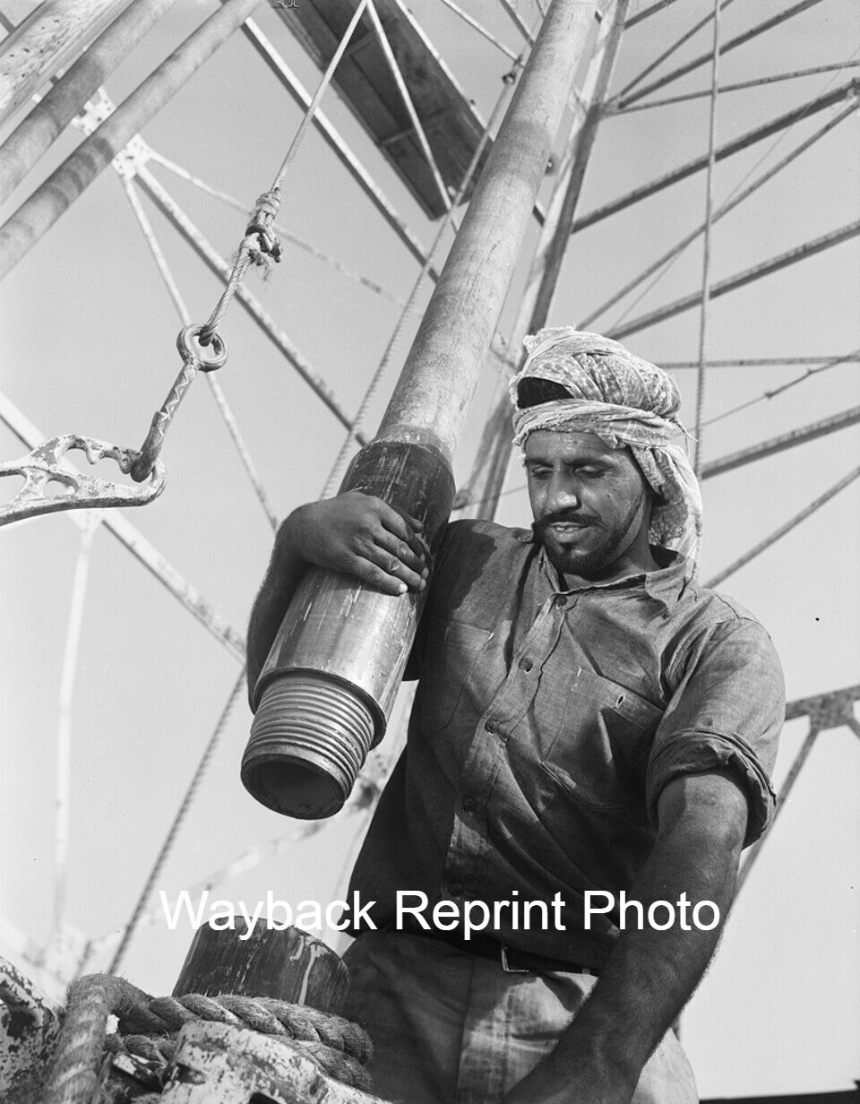 1947 Reprint Photo - Aramco Oil Employee in Saudi Arabia, Robert Yarnall Richie