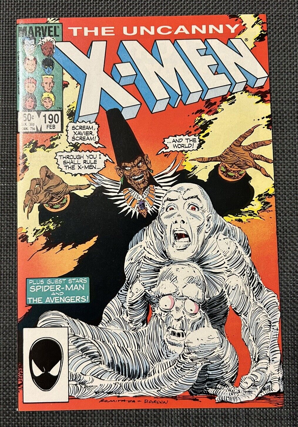 Uncanny X-men Comic Lot # 190 192 193 Marvel Comics 1985 NM