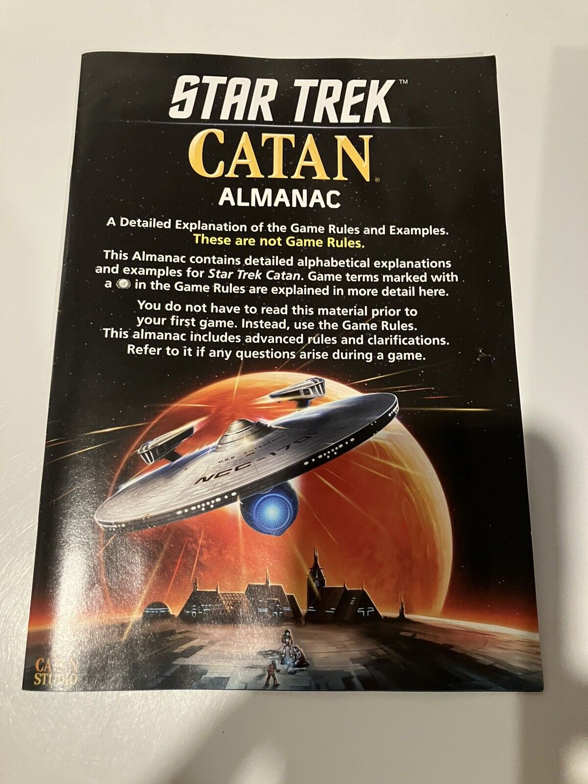 STAR TREK-Catan Board Game-Instruction Booklet