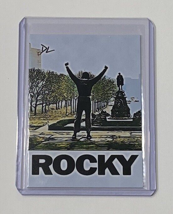 Rocky Limited Edition Artist Signed Movie Poster Trading Card 4/10