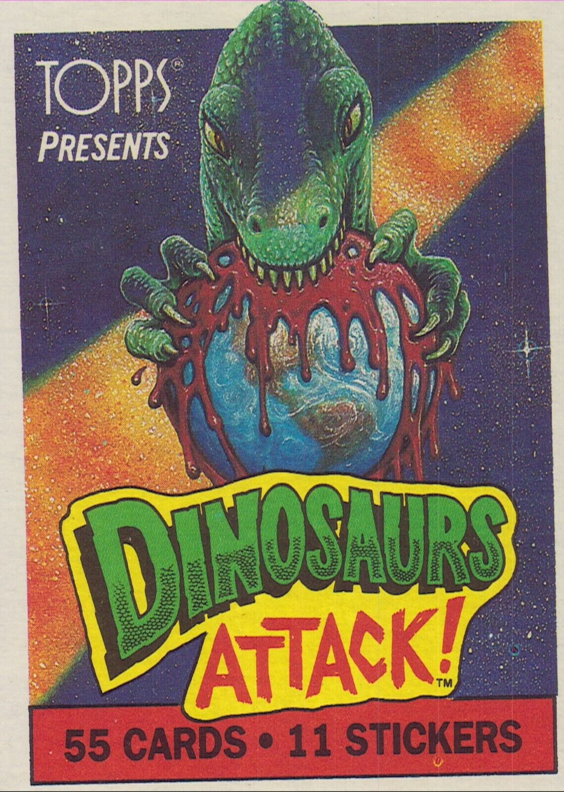 1988 TOPPS Dinosaurs Attack - Singles / Pick / Select Card