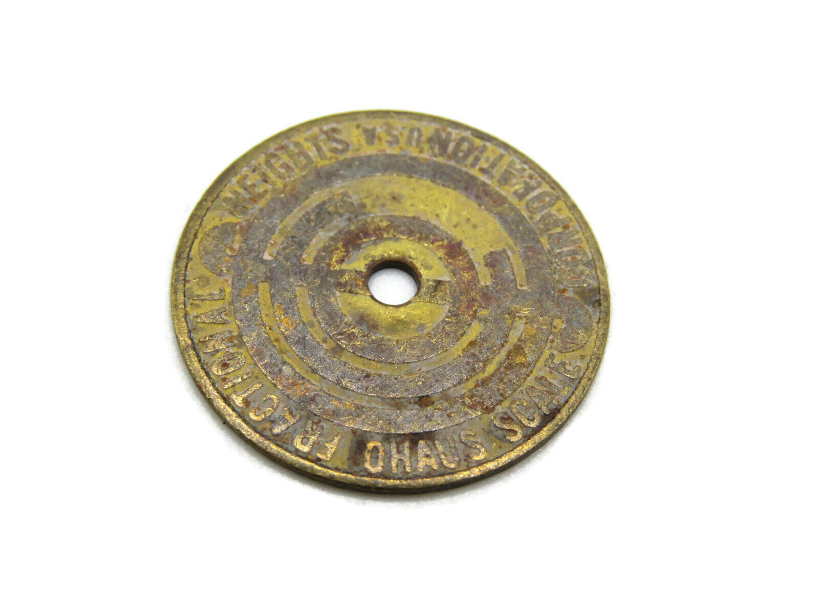 Ohaus Scale Corporation Coin Etched Gold Tone