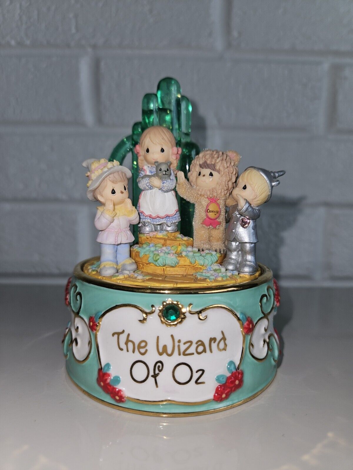 Precious Moments The Wizard Of Oz Porcelain Music Box Ardleigh Elliott Disney 