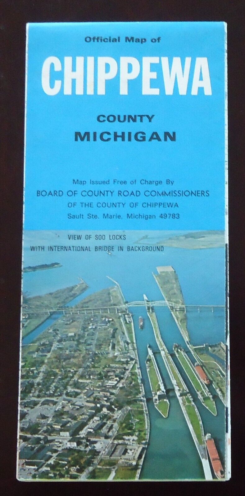 An Official Map of Chippewa Michigan