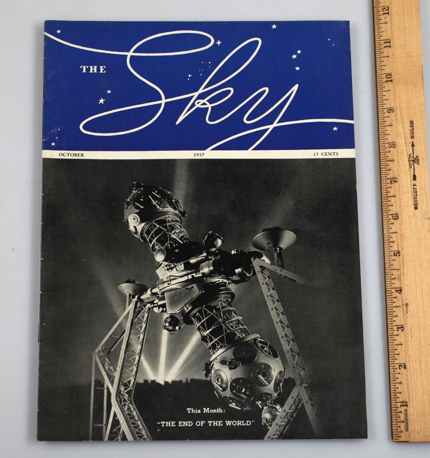 Sky Magazine of Cosmic News Bulletin of Hayden Planetarium Astronomy Oct 1937
