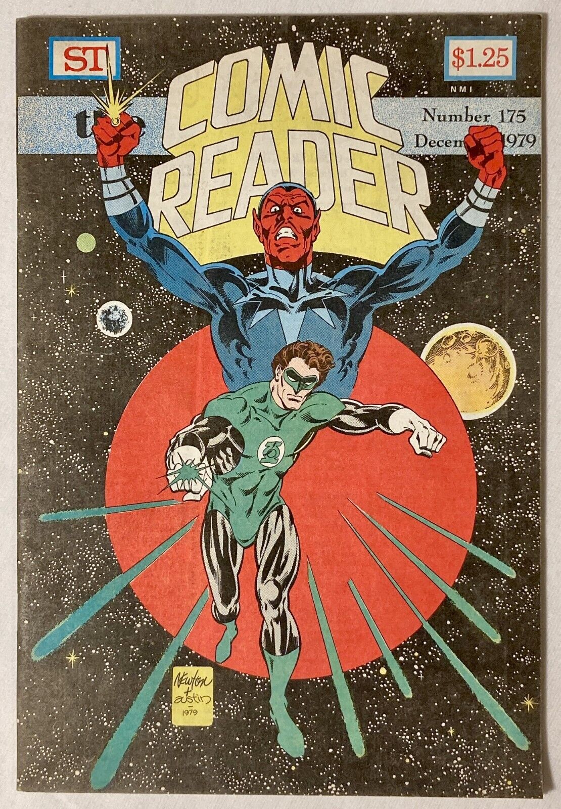 The Comic Reader #175 -- December 1979 - Green lantern & Sinestro Cover