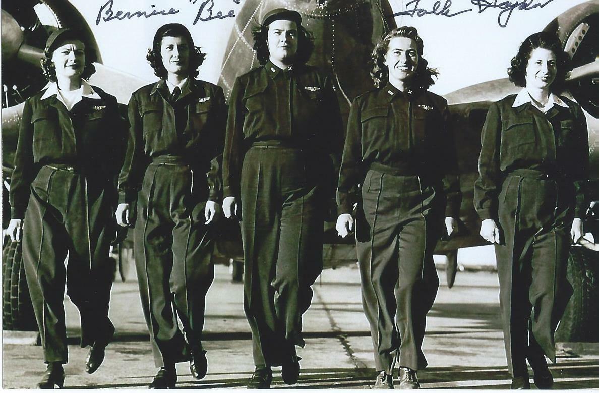 BERNICE HAYDU Signed Photo WW II AUTOGRAPH COA WORLD WAR 2 WASP WOMENS AIR FORCE