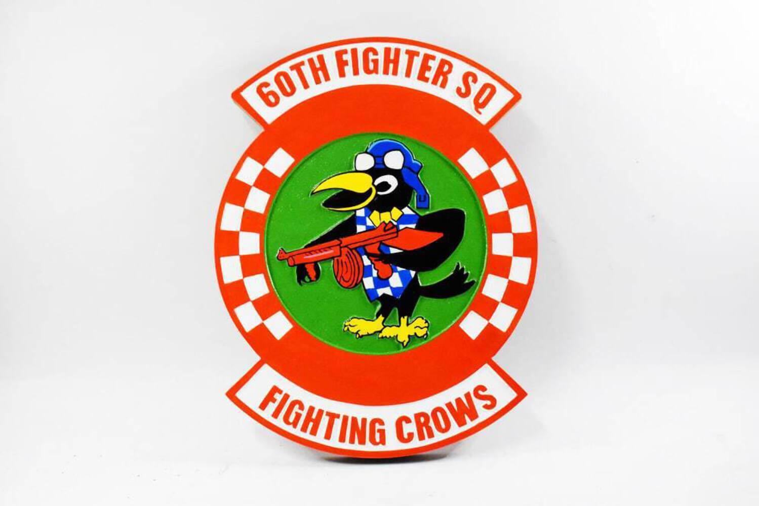 60th Fighter Squadron Fighting Crows Plaque,14\