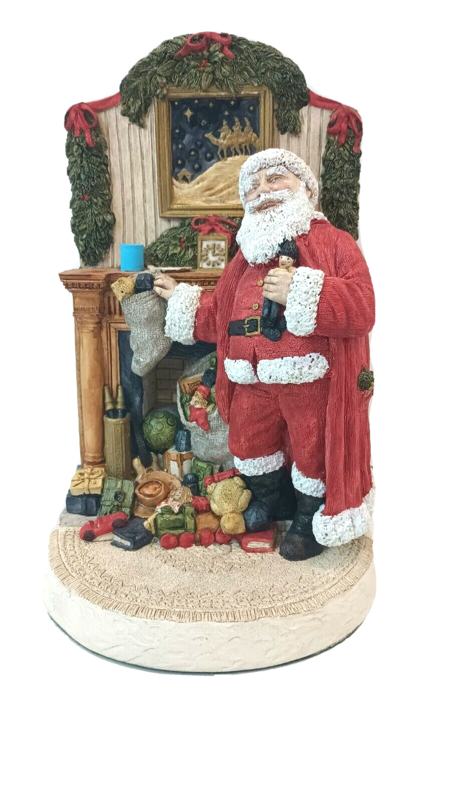 1988 Welcome Father Christmas John Hine Studio “Rest-a-While” Figurine Santa 7”