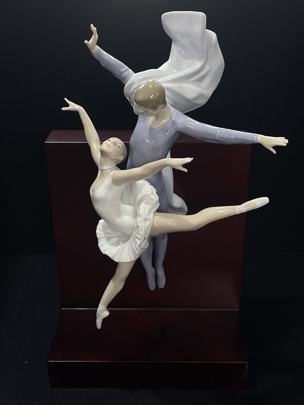 Signed Lladro 6033 Graceful Moments Ballerinas Porcelain Figurine Lt. Ed. #803